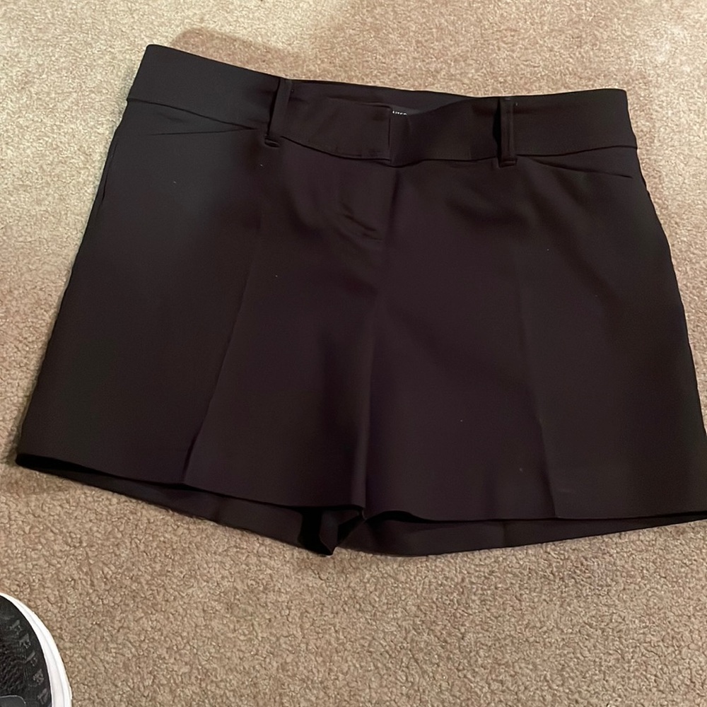 The Limited 5 inch inseam black dress shorts.